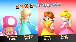Mario Party 10 Mario Party #249 Toadette vs Peach vs Daisy vs Rosalina Airship Central Master