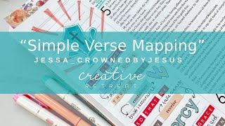Simple Verse Mapping: Hebrews 4:16 | Bible Journaling with Jessa | Come Boldly Faith Art Box