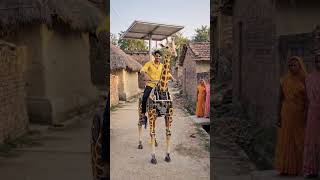 “Desi Jugaad ka Level 🔥 Solar Giraffe Bike dekh ke sab hairaan 😳”