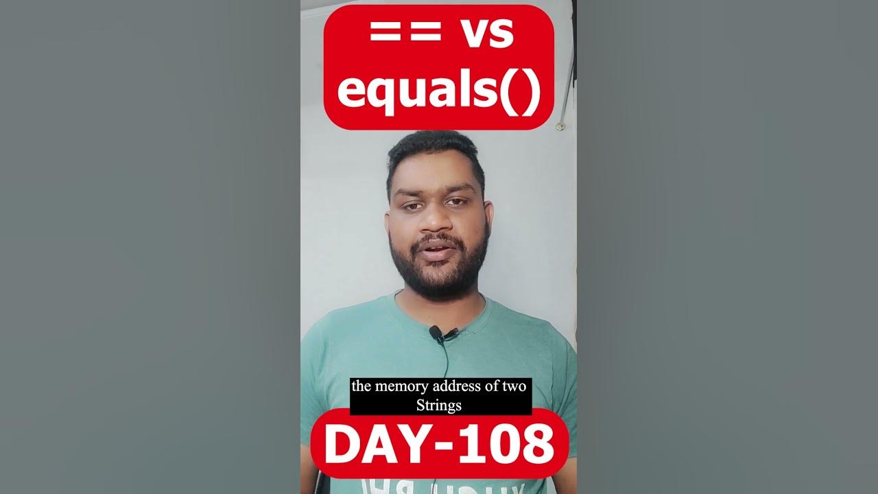  vs equals in java java interview interviewtips youtube