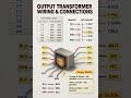 Output Transformer Wiring & Connections 🔌 | Easy Guide