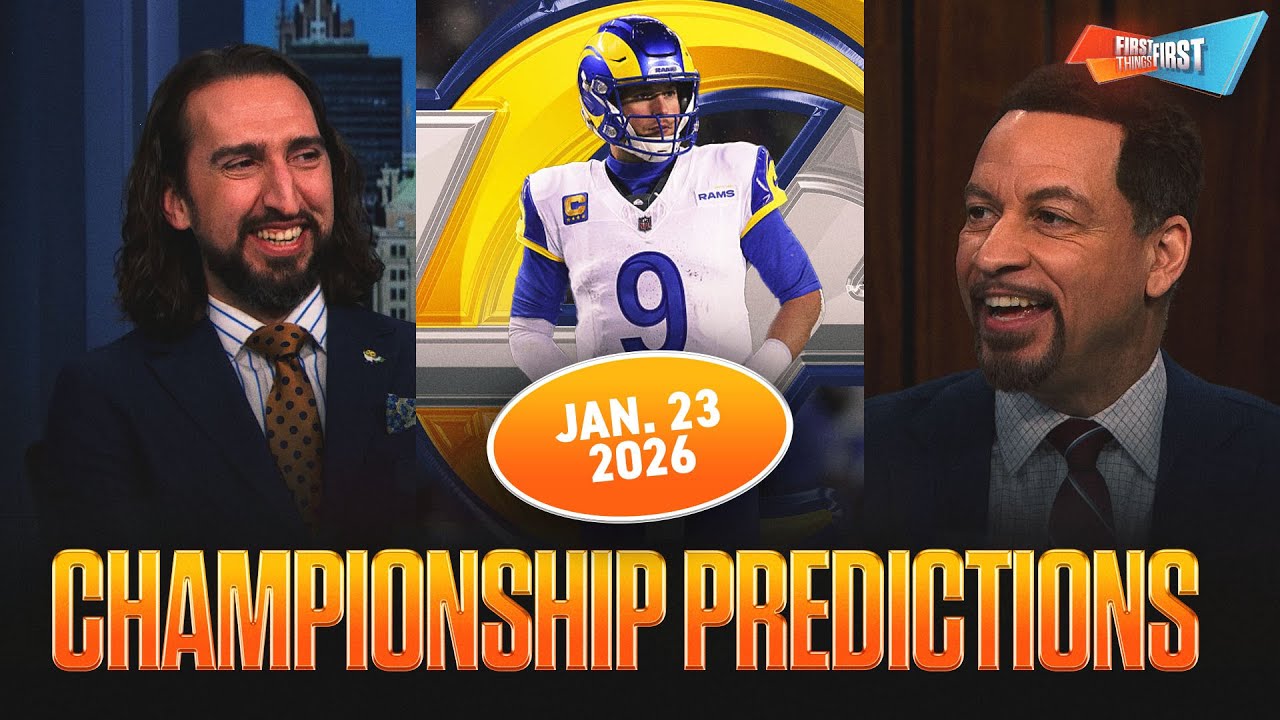 Nick shares SHOCKING AFC Championship prediction, Stafford vs. Darnold III, Upset Alert | FTF