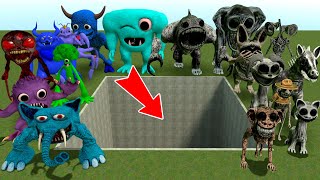 SPARTAN KICKING ALL GARTEN OF BANBAN and ALL ZOONOMALY Monsters in GIANT HOLE - Garry's Mod