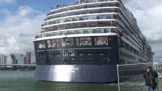 Cruise ship "Westerdam", sail away from Rotterdam to Norway on July 26, 2010