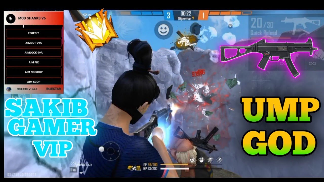 SAKIB GAMER VIP NEW TRAINDING HACK ଓଡିଶା PLAYER UMP GOD, ଓଡିଶା