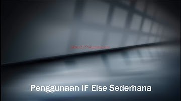 Tutorial Visual Basic 2010 untuk Pemula ||#3 Penggunaan If Else Sederhana