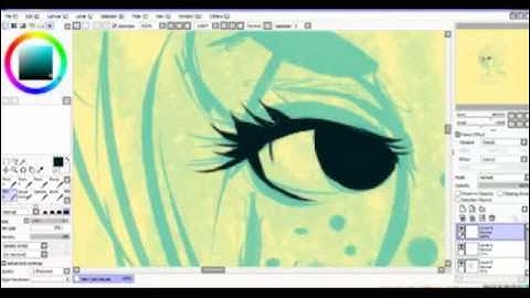 How I do my Linework in Paint Tool Sai Narrated!