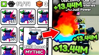 I Got STRONGEST MYTHIC PET TEAM and Became #1 PLAYER in Roblox Wizard Battle Simulator