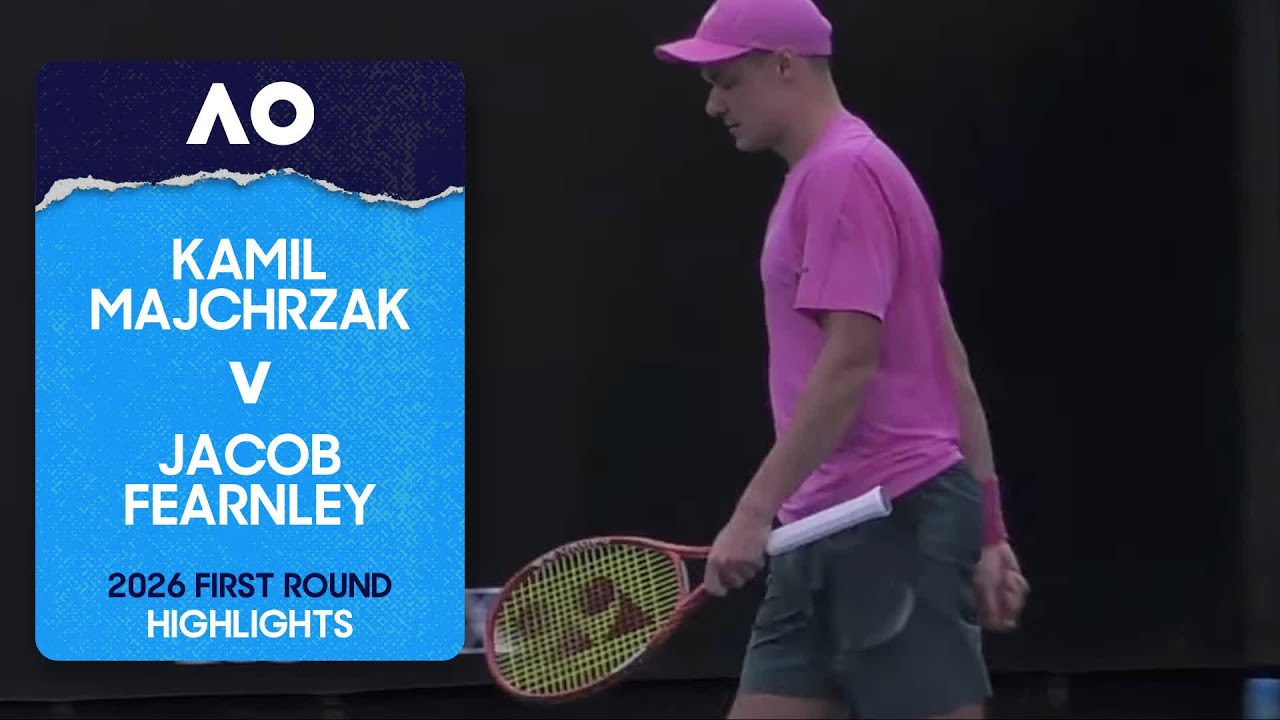 Kamil Majchrzak v Jacob Fearnley Highlights | Australian Open 2026 First Round