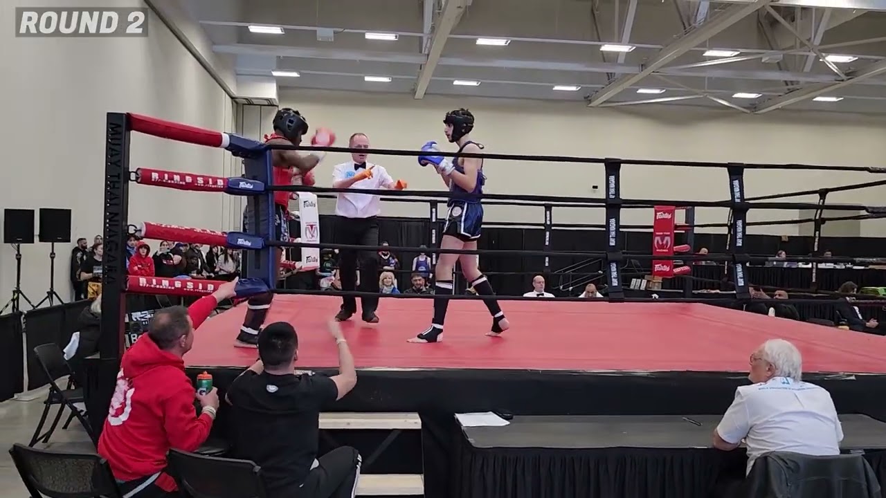 Zain Elshaer vs Jorryn Joseph @ WAKO Canada National Championship Kickboxing. 2 April 2023