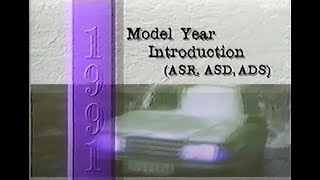 Mercedes Benz (US)  1991 Model Year Introductions  ASR, ASD & ADS (1990)
