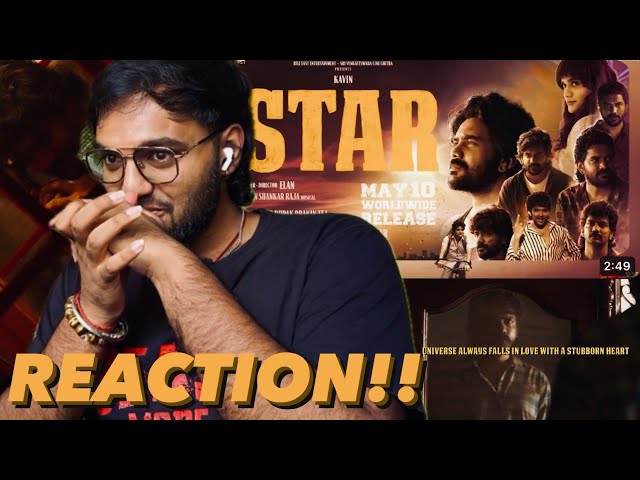 Star Official Trailer | REACTION!! | Kavin | Elan | Yuvan Shankar Raja | Lal, Aaditi, Preity class=