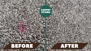 How to clean nail polish or lipstick stains from carpet, mattress or sofa in five minutes?