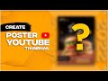 Create Poster YouTube Thumbnail In Photoshop | YouTube Thumbnail Design Tutorial