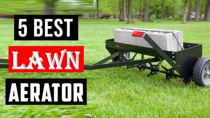 Using The Brinly Hardy Tow Behind Aerator Spreader, 48% OFF