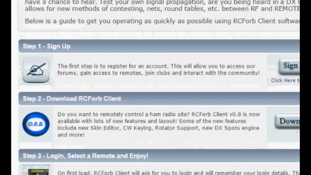 How to use RemoteHams YouTube