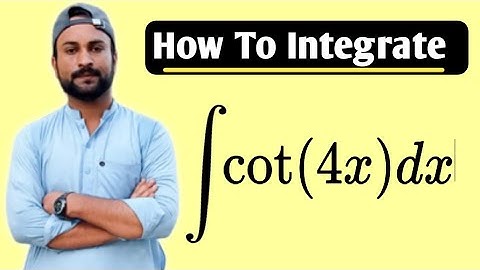 Integral cot(4x) l Integration l Basic calculus