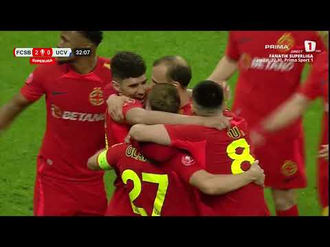 FCSB, minute de VIS: 2-0 cu Craiova, după 2 goluri în 3 minute