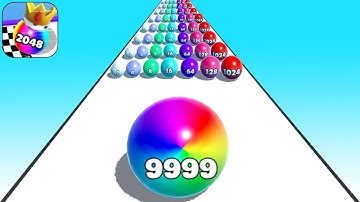 Ball Run 2048 - Satisfying Mobile Gameplay Walkthrough All Levels Update New (iOS,Android) Update