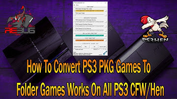 How To Convert PS3 PKG Games To Folder Games |Works On All PS3 CFWHen 2020|