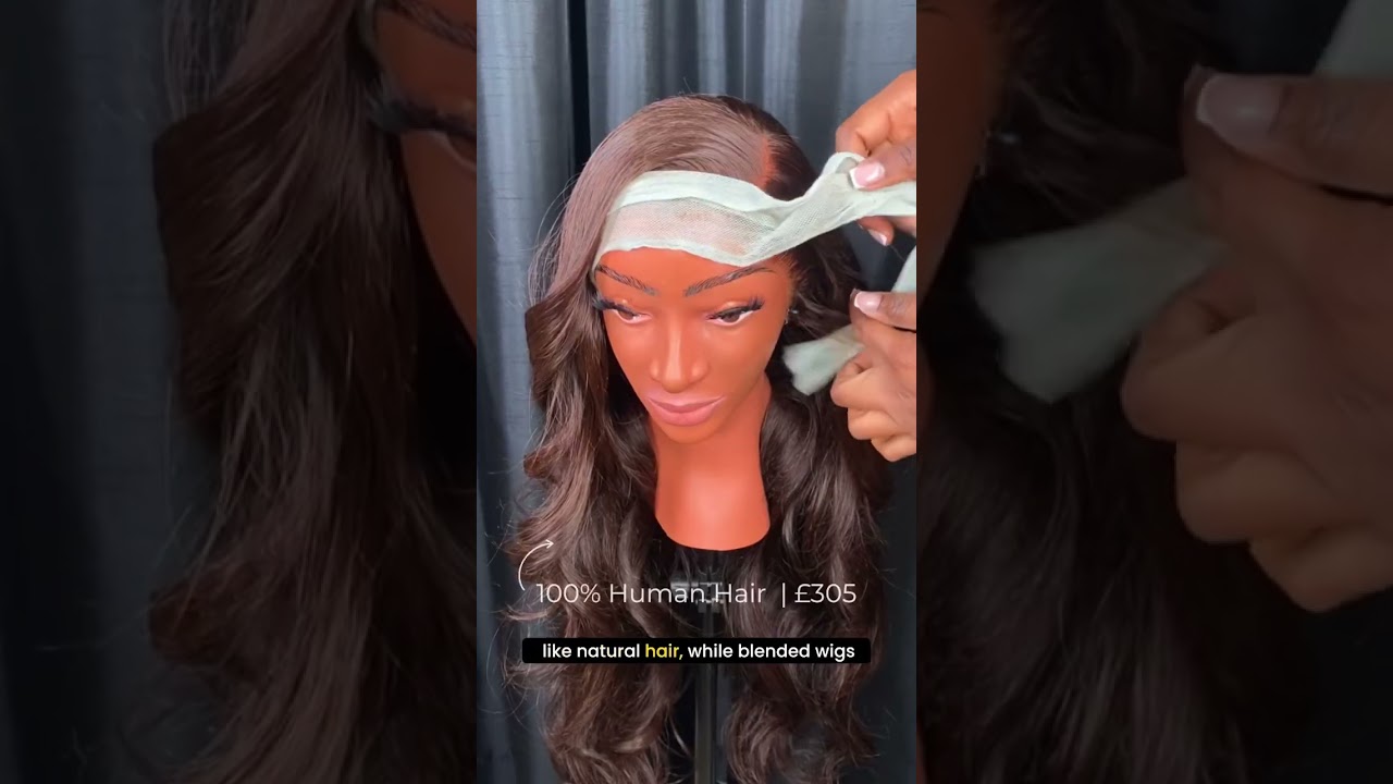 The differences between a blended vs human wig | Must watch!