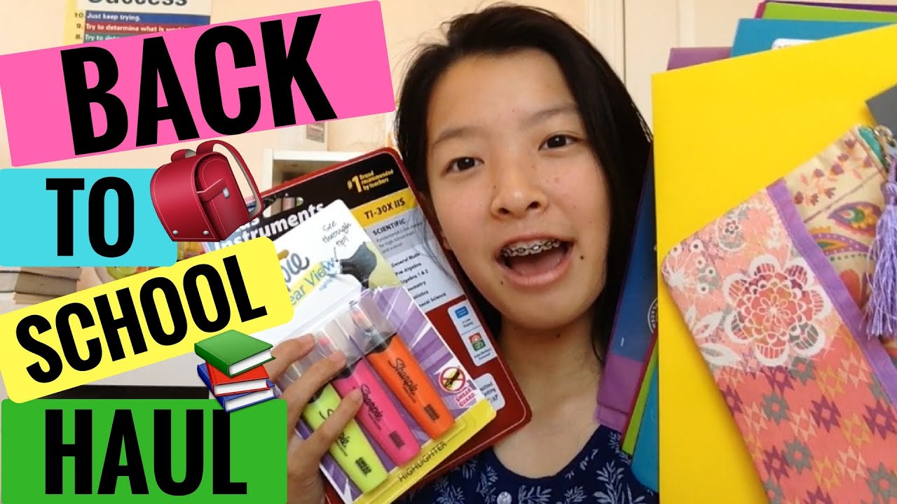 BACK TO SCHOOL SUPPLIES HAUL 2016