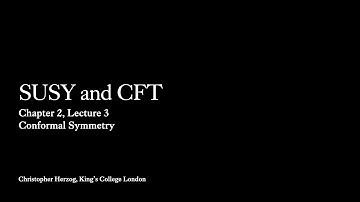 Conformal Symmetry as a loop hole to the Coleman-Mandula Theorem (Chapter 2, Lecture 3)