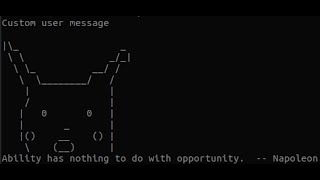 Terminal Welcome | Custom Terminal Welcome and Random One Liners | Linux Tips