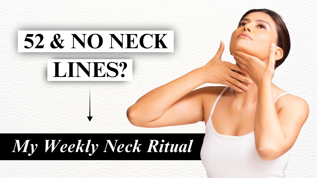 52 года и нет морщин на шее? Мой еженедельный ритуал для шеи.