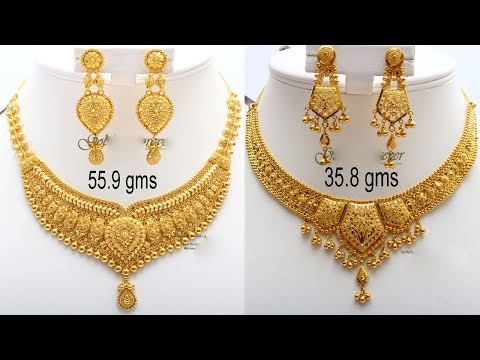 Latest Bridal Gold Haram Necklace Designs With Weight Latest Light Weight Jewellery T F Youtube,Designer Rose Gold Watches For Girls