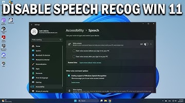 How To Disable Speech Recognition in Windows 11 - Easy Fix