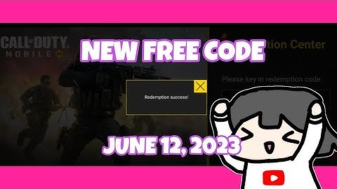 NEW FREE REDEEM CODE JUNE 12 2023 | NEW CODM REDEEM CODE / CLAIM NOW BEFORE EXPIRED...