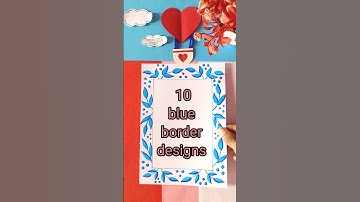 EASY BORDER DESIGNS/PROJECT WORK DESIGNS/CORNER AND SIDE BORDER DESIGN #shehnilakhan