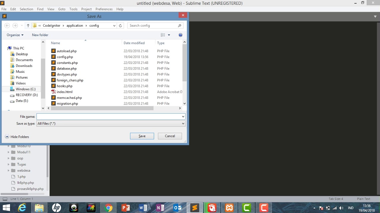 Cara menginstall codeigniter dengan mudah di windows - YouTube