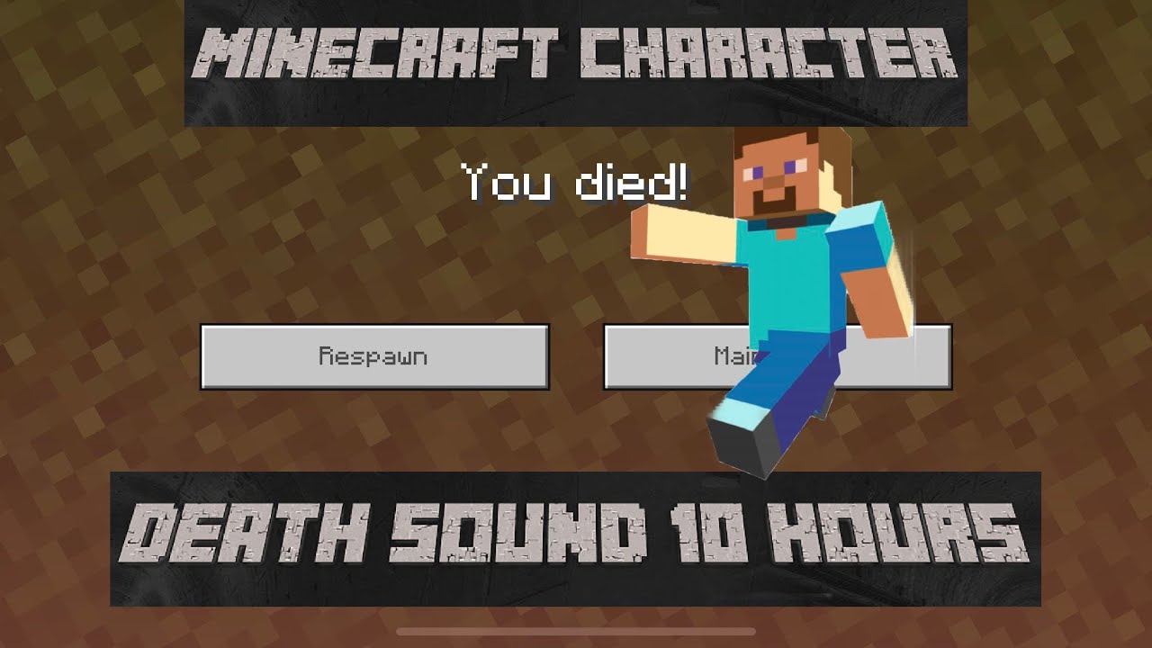 Minecraft Death Sound 10 Hours Youtube