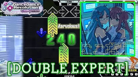 【DDR GP(WORLD)】 ロマンシングエスケープ / ここなつ2.0 [DOUBLE EXPERT] 譜面確認 Play