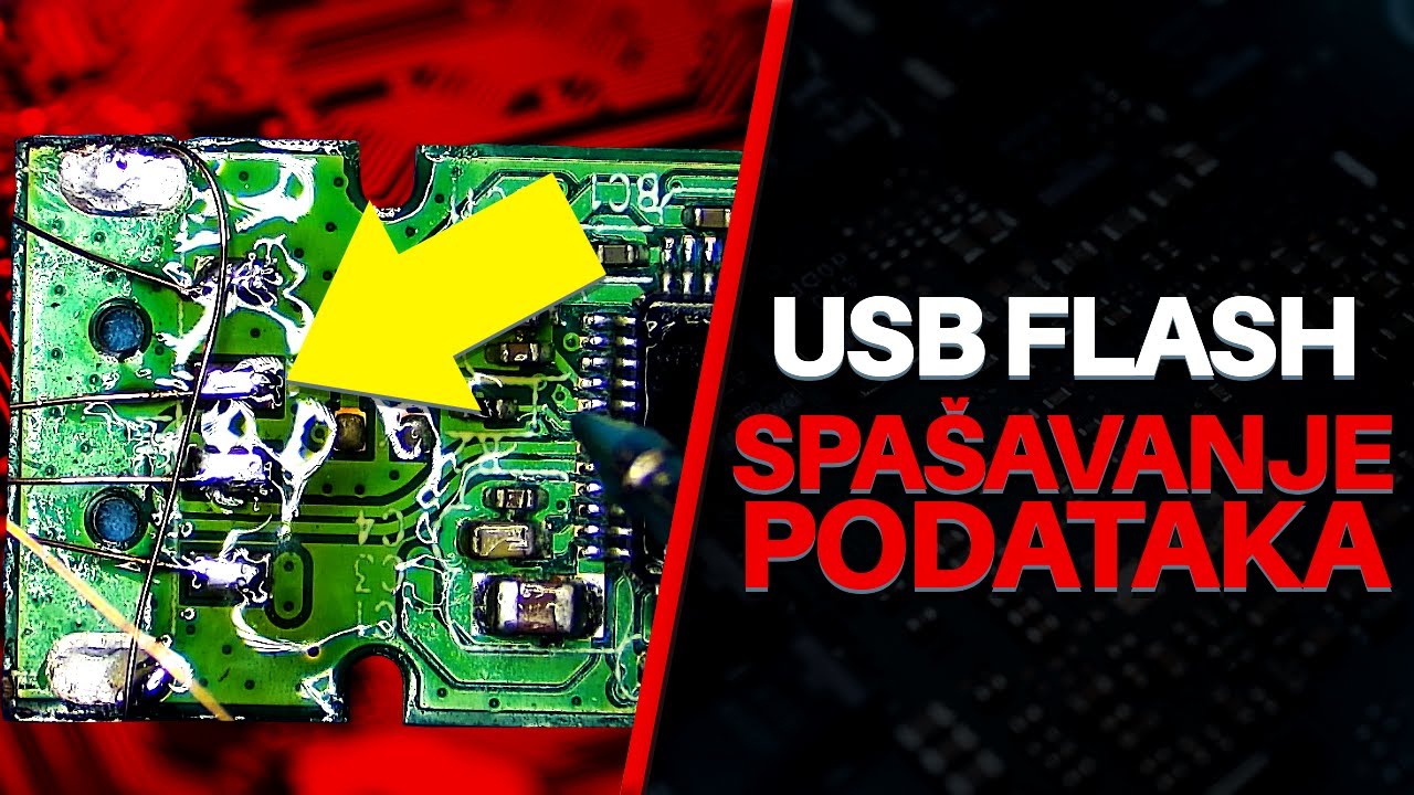 Kako Popraviti Oštećen USB | Spašavanje Podataka | Malo Sam Se Zeznuo!