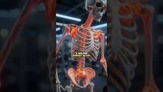 Skeleton Walking Casual in a Blue White Gym #animation #skeleton #viral #shorts #gym #funny