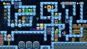 Super Mario Maker - 1-screen puzzle #2