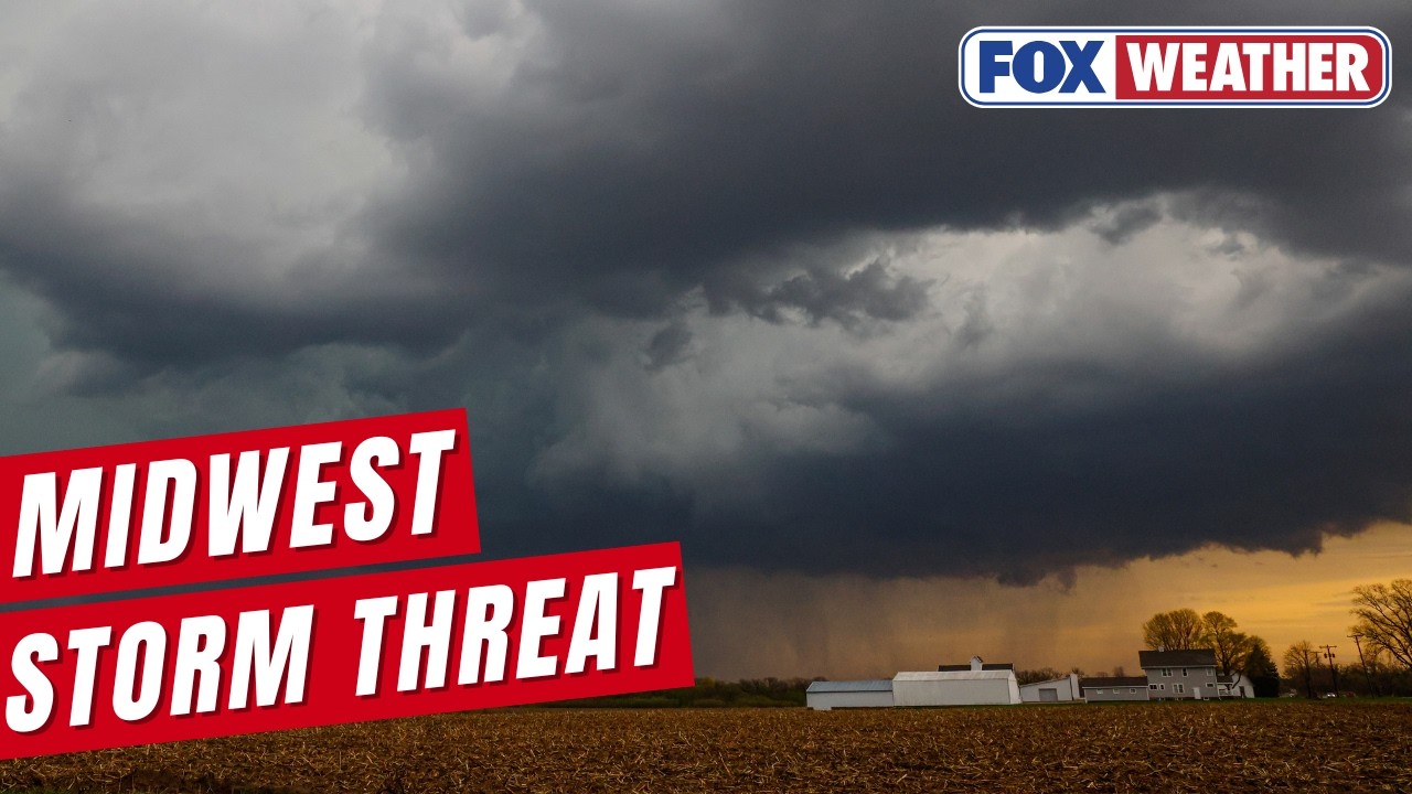 Severe Storms Bring Tornado, Hail Threat To Midwest - YouTube