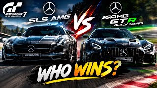 Mercedes SLS AMG vs AMG GT R Black Series… WHO WINS? 😱 | GT7 screenshot 2