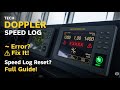 What is Doppler Speed log|How to rectify Error|Reset speed and Distance#Doppler speed log#eto
