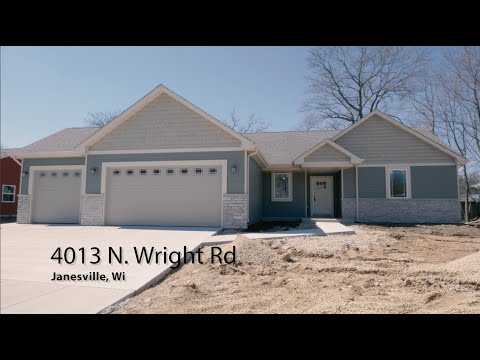 4013 N Wright Rd, Janesville, WI home video tour