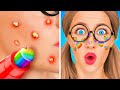 💝 BEAUTY HACKS TO BECOME POPULAR AT SCHOOL 🤓 From Nerd to Popular by 123 GO! TRENDS