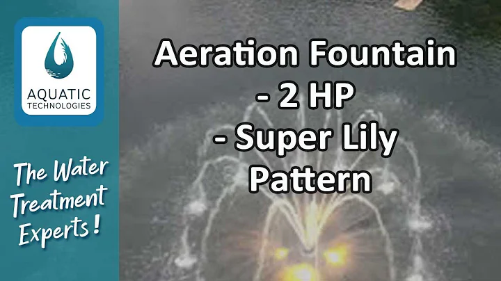 2 HP Aeration Fountain - Pattern Super Lily