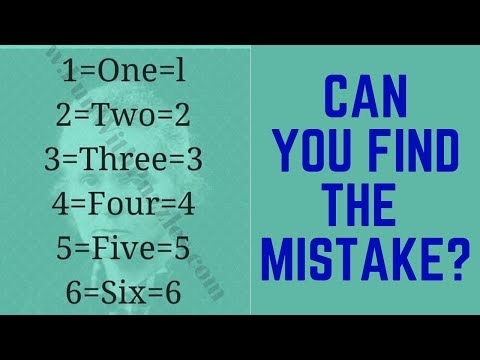 Spot the Mistake: Test Your Genius with Puzzles Video