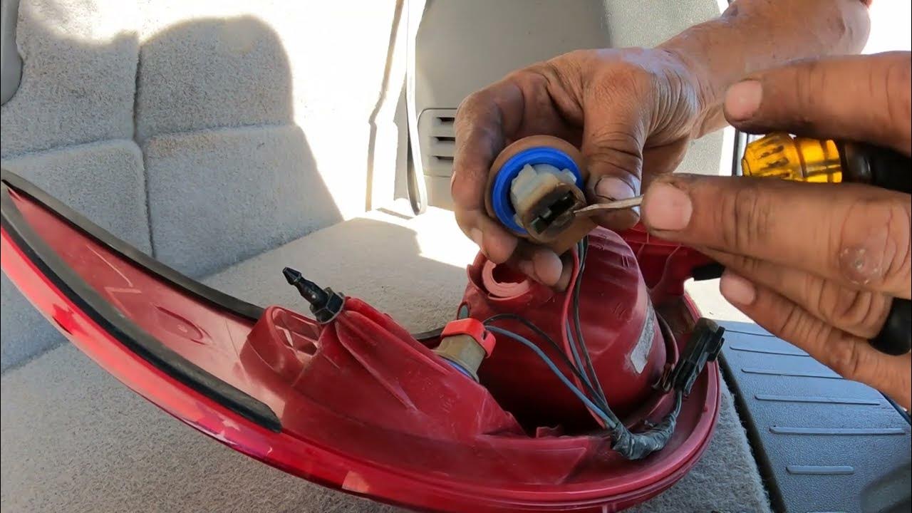 2011 Chevy Traverse LTS Tail Light Bulb Replacement - YouTube