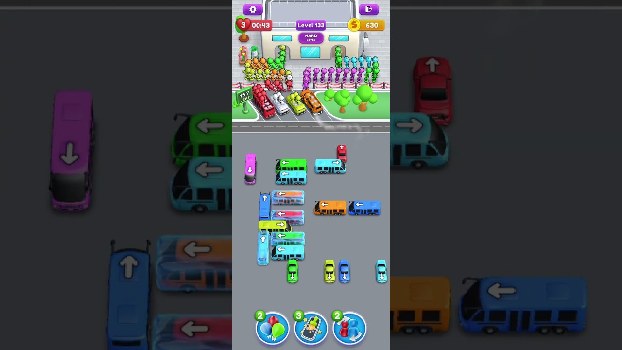 Crowd Express level 133 hard level Walkthrough Solution - YouTube