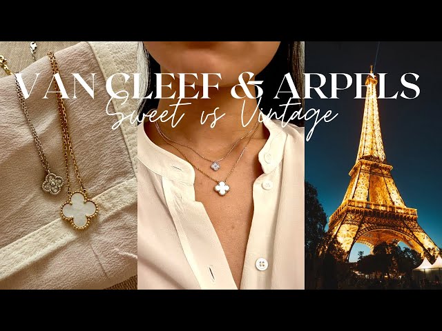 Van Cleef & Arpels Vintage and Sweet Alhambra comparison