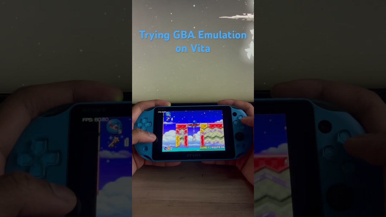 Testing GBA Emulation on a PS Vita